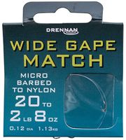 Drennan Hooks To Nylon Barbed Wide Gape Match