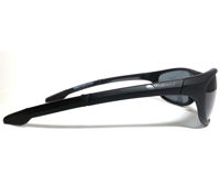 Wychwood Black Wrap Around Polarised Sunglasses (Smoke Lenses)