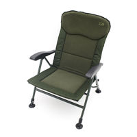 Daiwa Black Widow Adjustable Arm Chair