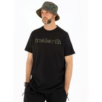 Trakker CR Logo T-Shirt Black Camo