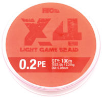 HTO X4 Light Game Braid 100m