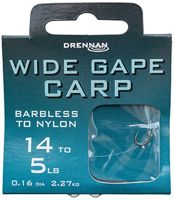 Drennan Hooks To Nylon Barbless Wide Gape Carp