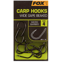 Fox Carp Hooks Wide Gape Beaked