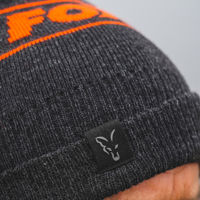 Fox Collection Black & Orange Bobble Hat