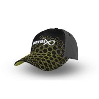 Matrix Hex Print Black Baseball Cap