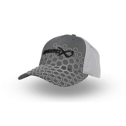 Matrix Hex Print Grey Baseball Cap