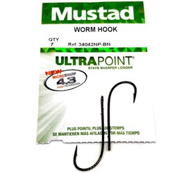 Mustad 34042NP-BN Worm