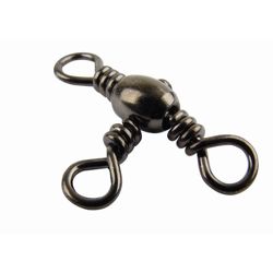 Mustad Black 3 Way Swivels (77700)