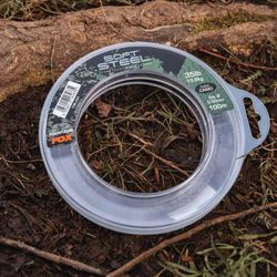 Fox Soft Steel Fleck Camo Leader 100m