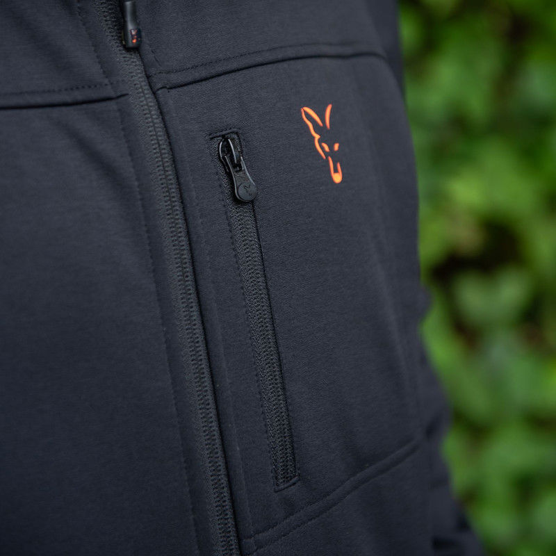 Fox Collection Soft Shell Jacket Black & Orange