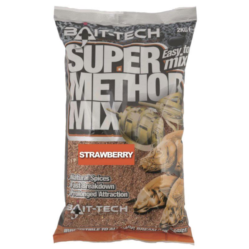 Bait-Tech Super Method Mix Strawberry 2Kg