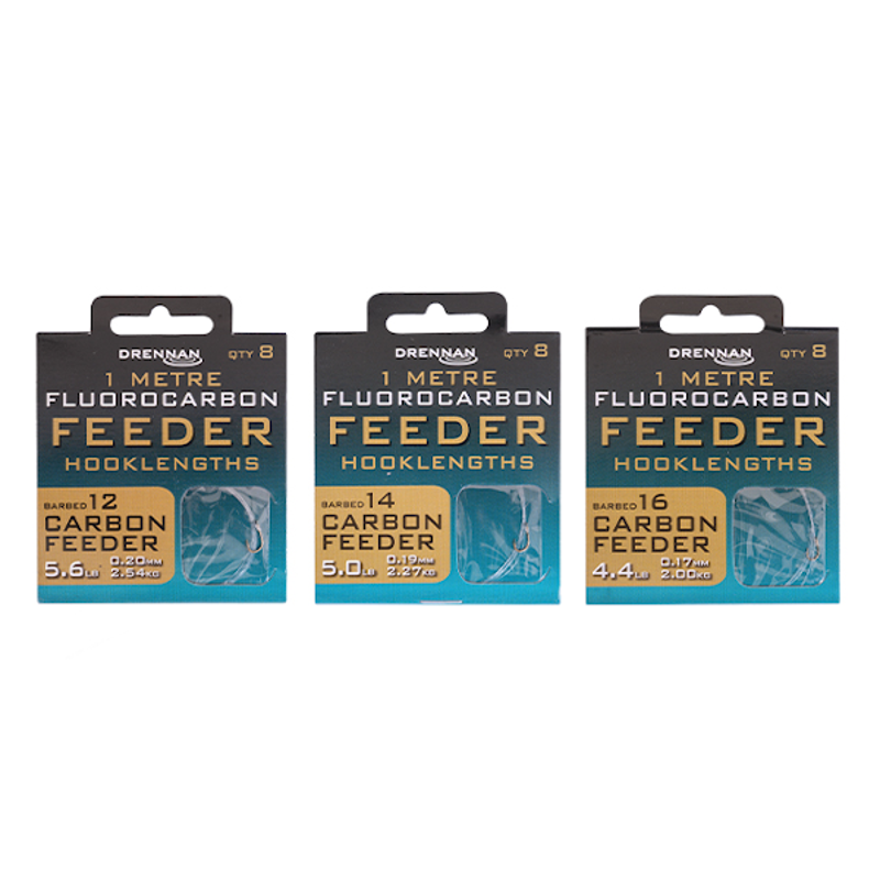 Drennan Fluoro Feeder Carbon Feeder Hooklengths