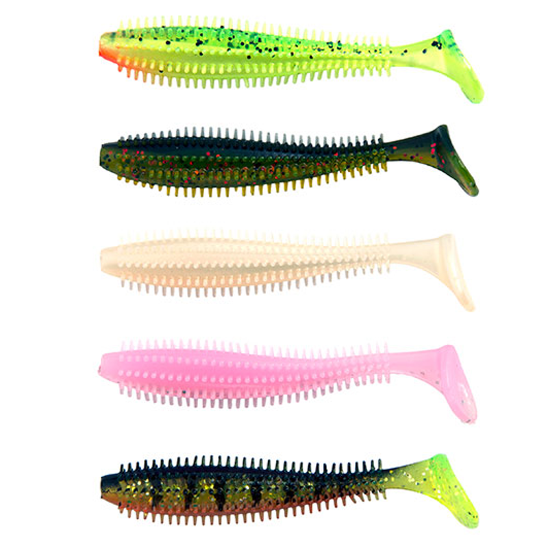 Fox Rage Spikey Shad Ultra UV Mixed Colour Packs