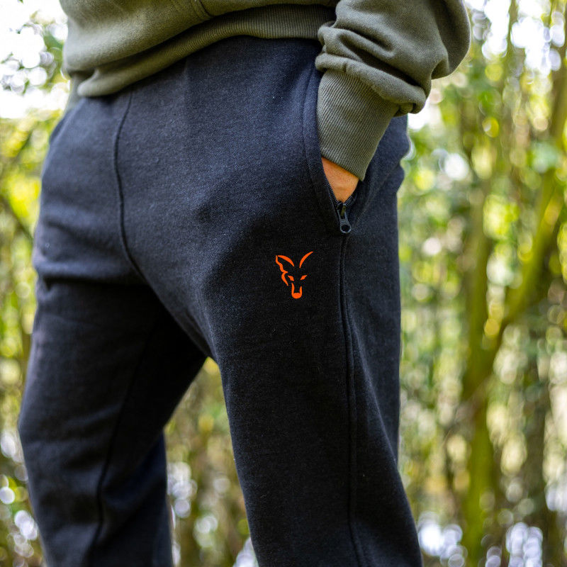 Fox Collection Joggers Black & Orange