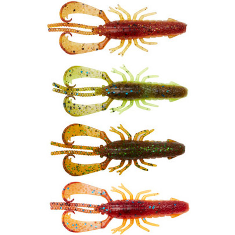 Savage Gear Reaction Crayfish Kit 7.3cm Mixed Colours 25pcs