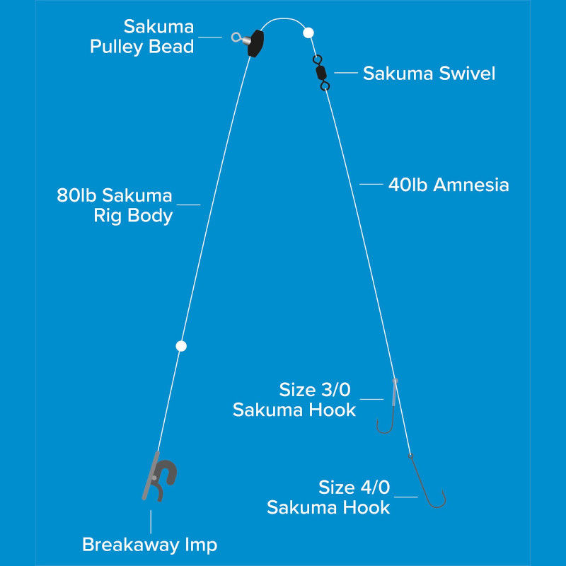 Sakuma Pulley Pennel Rig