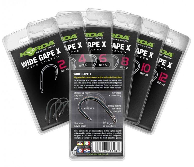 Korda Hybrid Wide Gape X Barbed