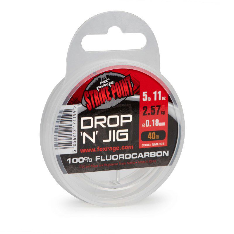 Fox Rage Strike Point Drop 'N' Jig Fluorocarbon Line