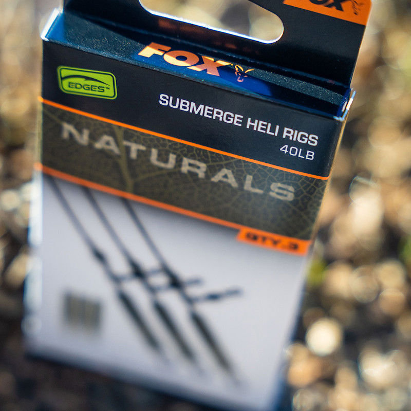 Fox Edges Naturals Submerge Heli Rig Leaders