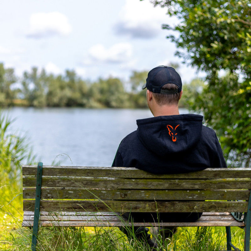 Fox Collection Hoody Black & Orange