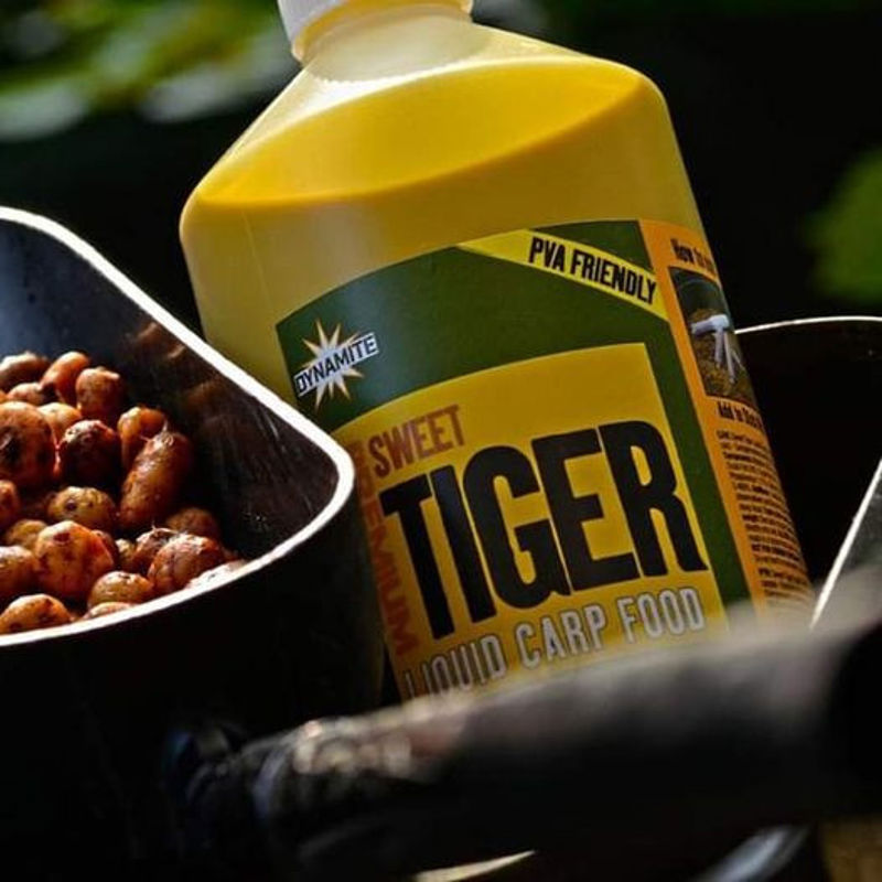 Dynamite Baits Premium Sweet Tiger Liquid Carp Food 1Ltr