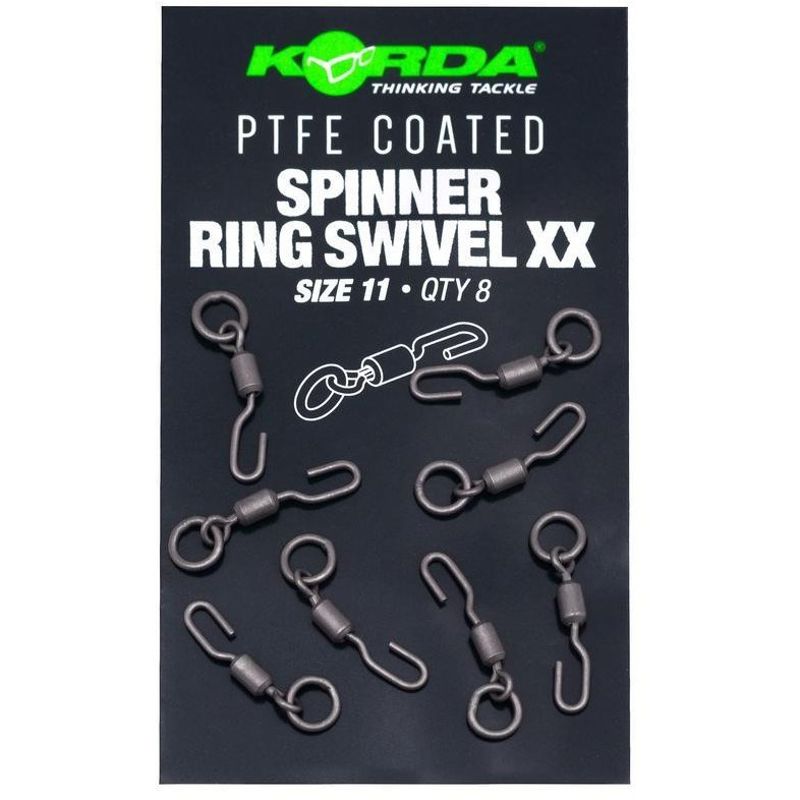 Korda PTFE Spinner Ring Swivels