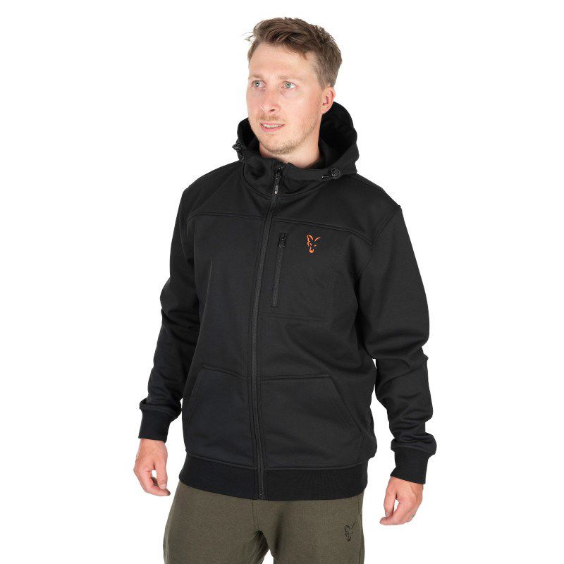 Fox Collection Soft Shell Jacket Black & Orange