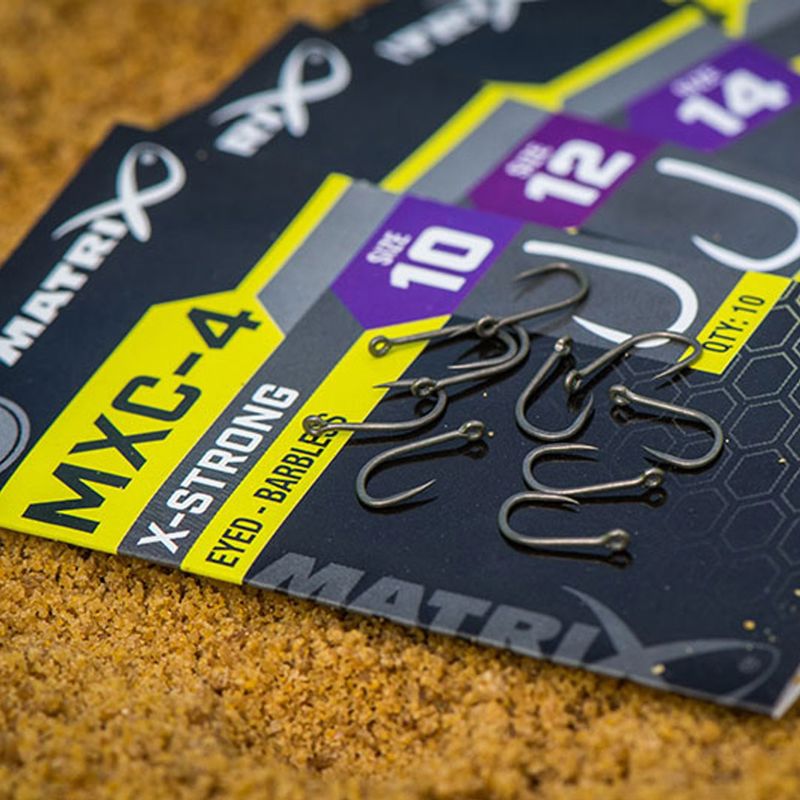 Matrix MXC-4 X-Strong Eyed Barbless Hooks