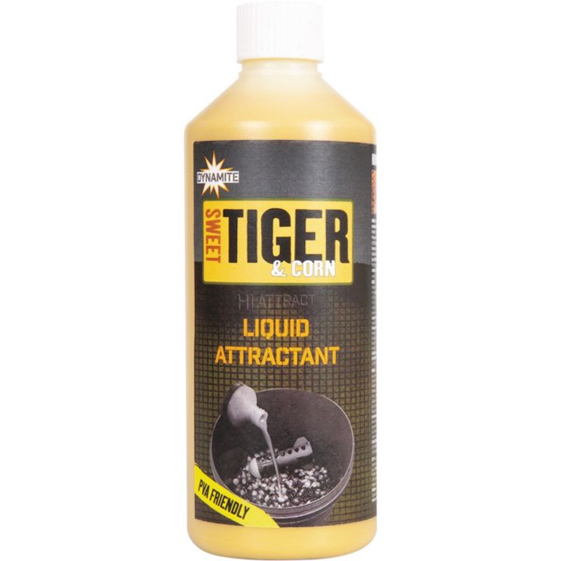 Dynamite Baits Sweet Tiger & Corn Liquid Attractant 500ml