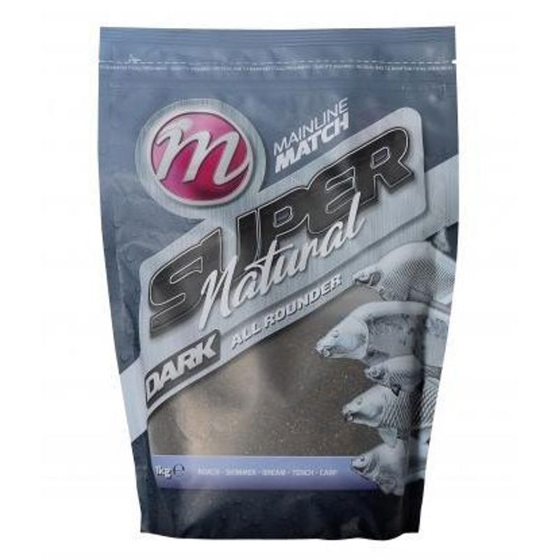 Mainline Match Super Natural Dark Groundbait 1Kg