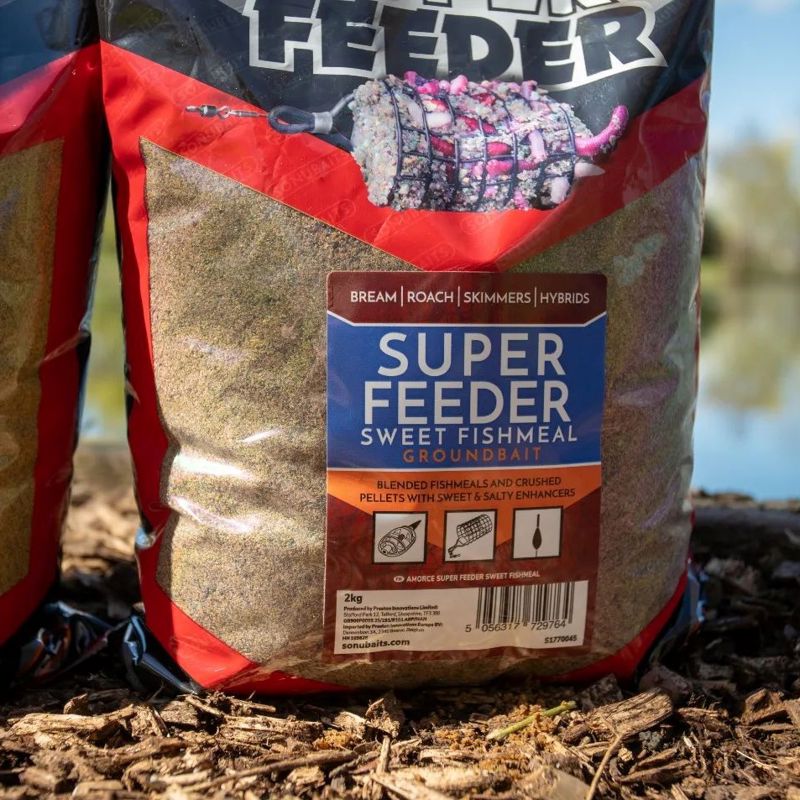 Sonubaits Super Feeder Sweet Fishmeal Groundbait 2Kg