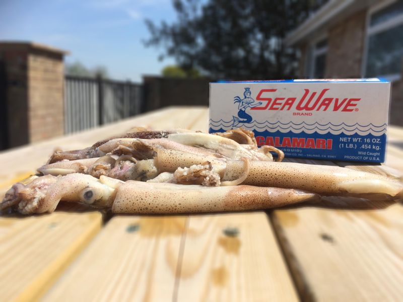 Sea Wave Frozen Squid 1lb Box