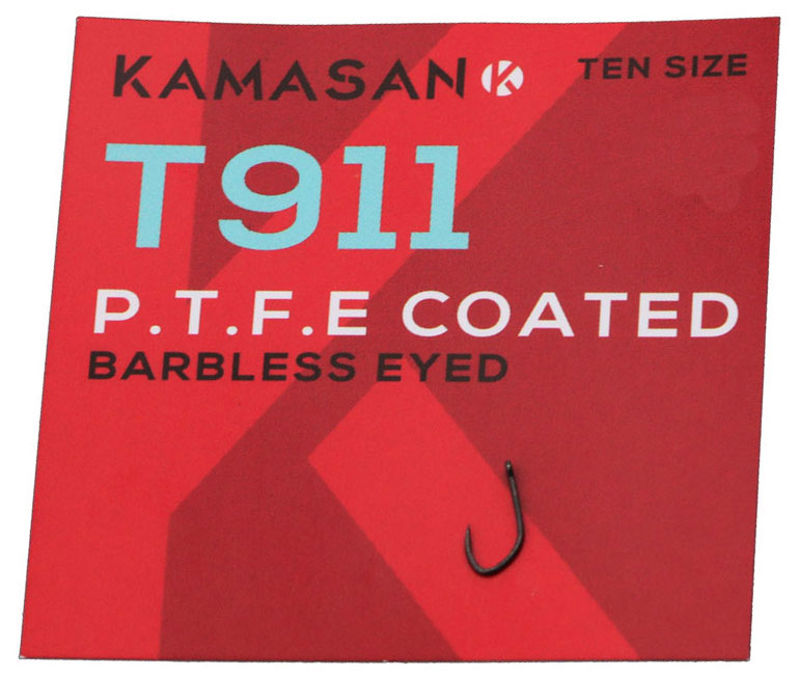 Kamasan T911 Barbless PTFE Coated Hooks