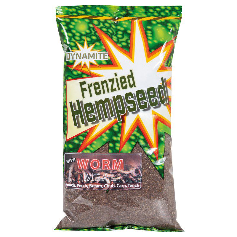 Dynamite Baits Frenzied Hemp Worm Groundbait 900g