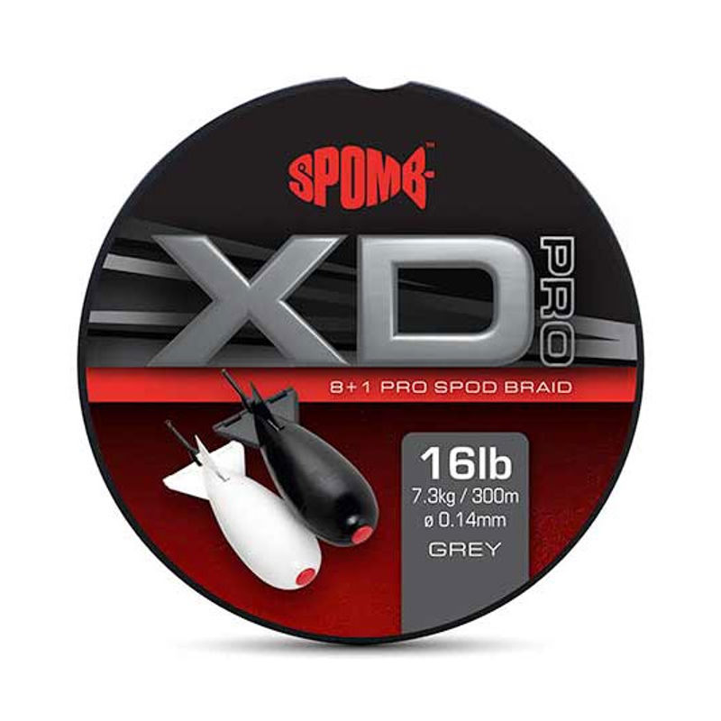 Spomb XD Pro Braid Grey 16lb/300m