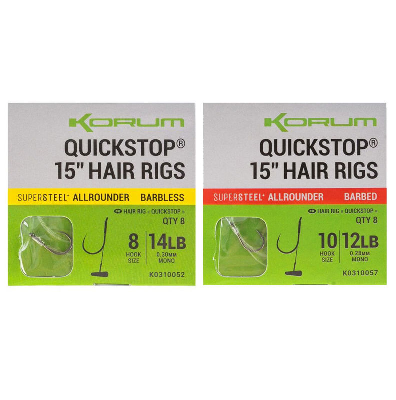 Korum Big Fish Quickstop Hair Rigs